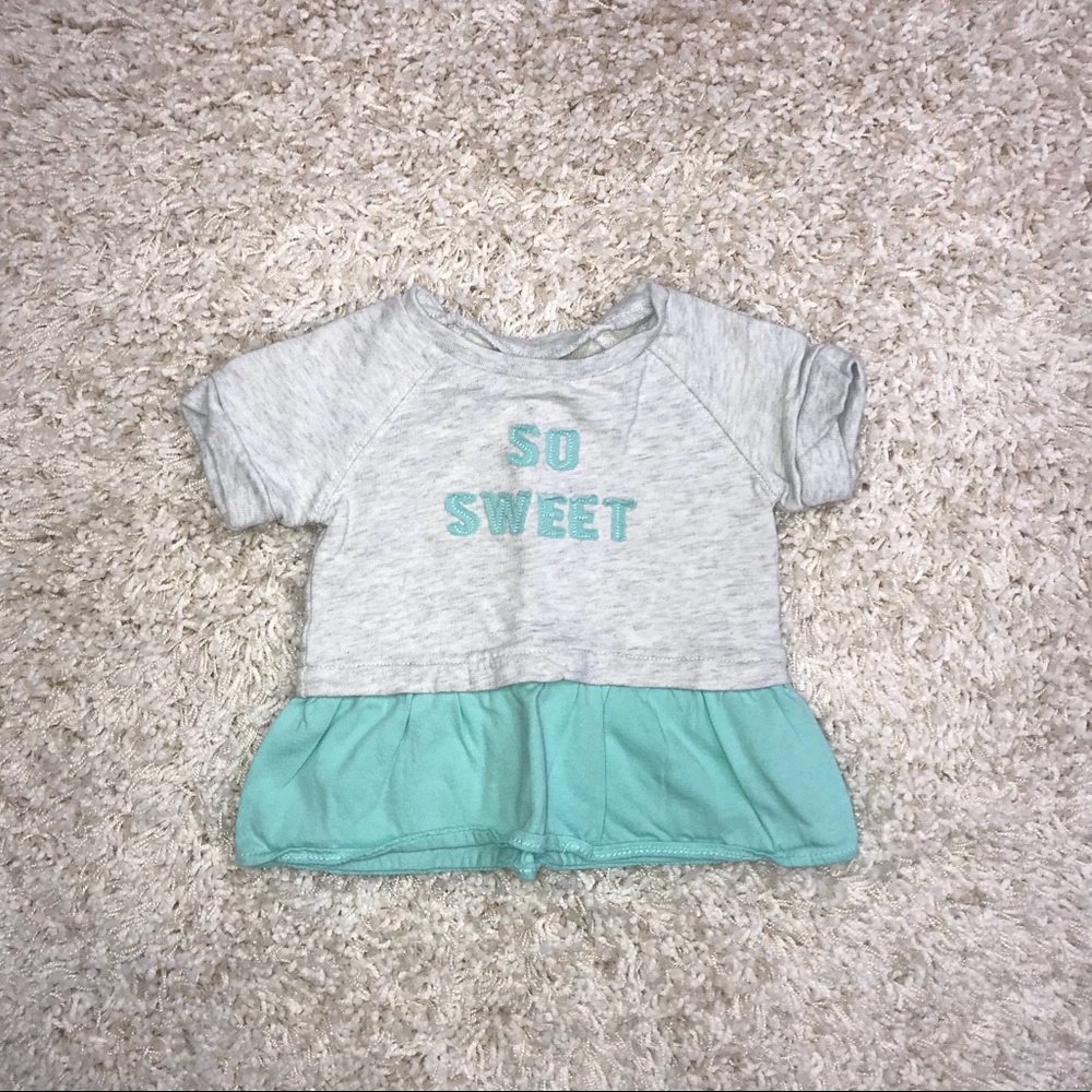 Carter’s “So Sweet” Shirt Baby Size 6M - Picture 2 of 7